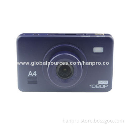 Full HD Car DVR, 2.7-inch LCD, 50/60Hz Flicker Range, 4.35W Power ConsumptionNew